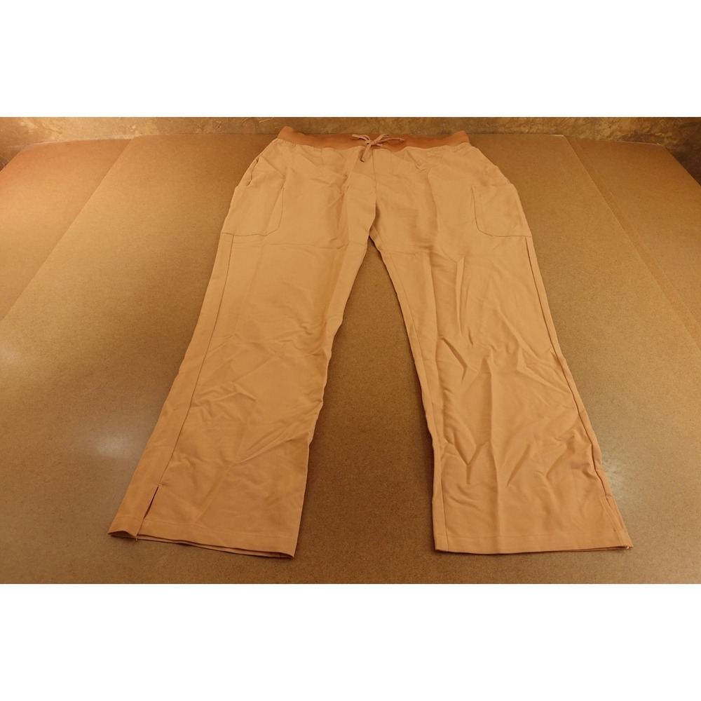 Mandala Womens Size 2XL Ochre High Waisted Cargo Scrub Pants‎ NWT